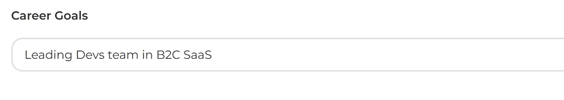 Share an overall career goal that defines your professional direction