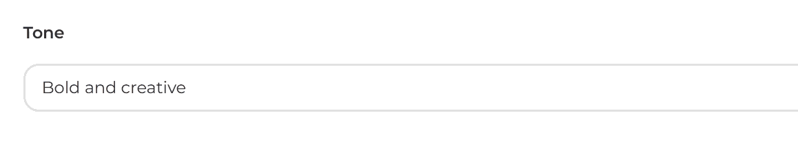 Pick the tone that sets you apart from other applicants