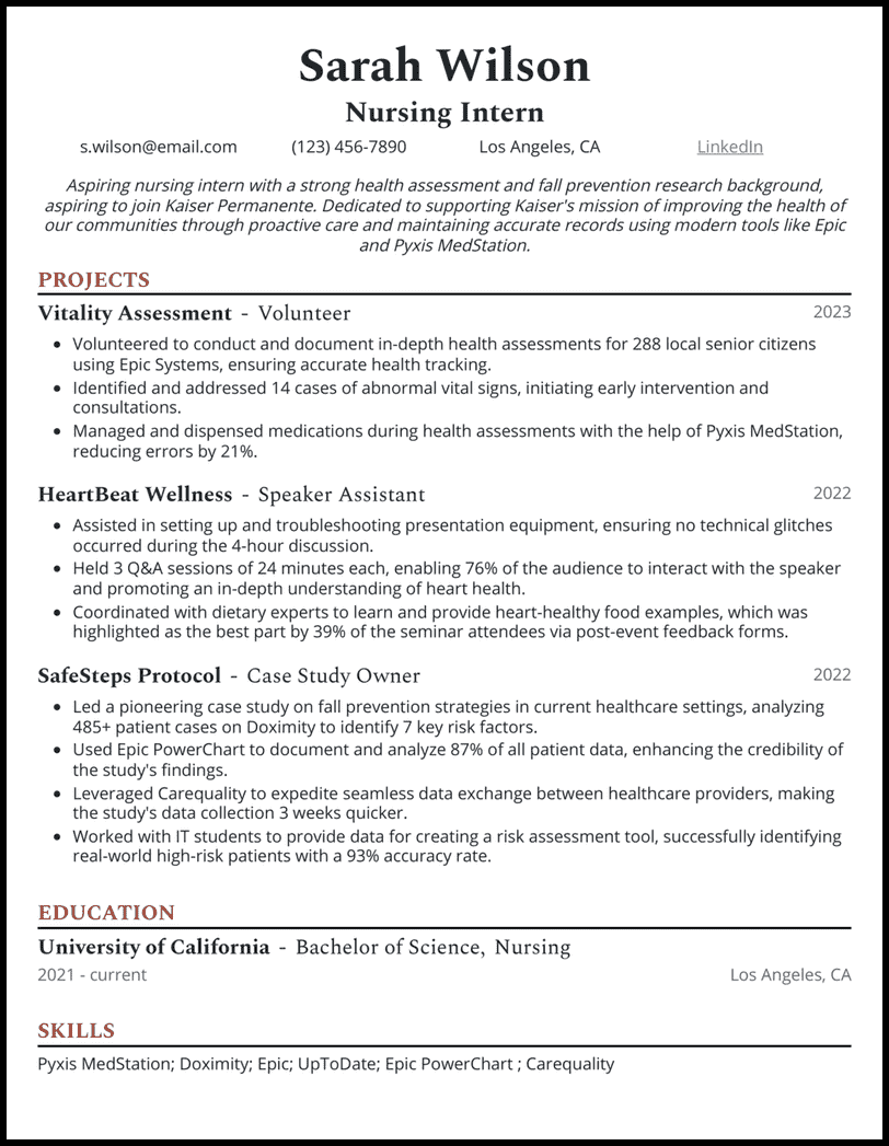 10 College Student Internship Resume - College Student For Internship 5 Red Brown Resume Example 