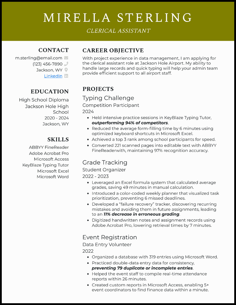 Entry level data entry 13 resume example with freelance photo editor experience