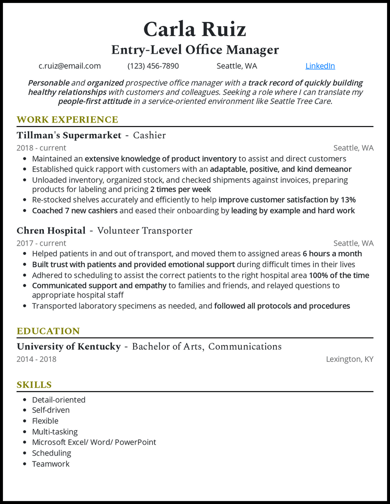 9 Office Manager Resume Examples for 2024