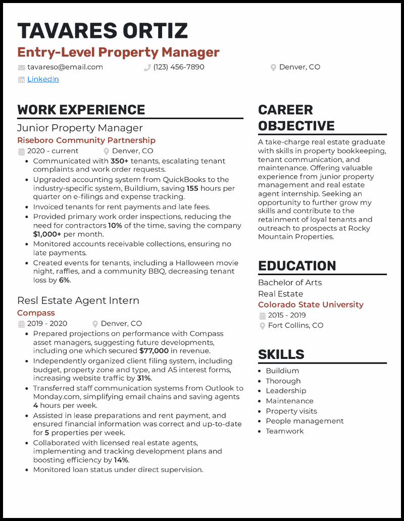 regional-property-manager-resume-sample