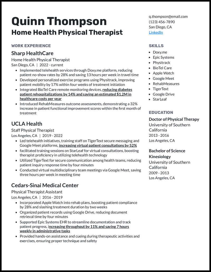 8 Home Health Aide Resume Examples - Home Health Pt Gray Resume Example 