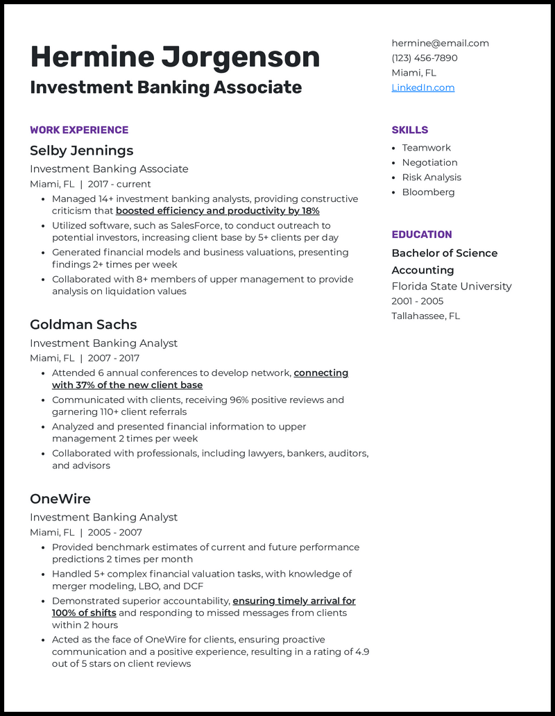 Investment Banking Cv Template Investment Banking Cv Template