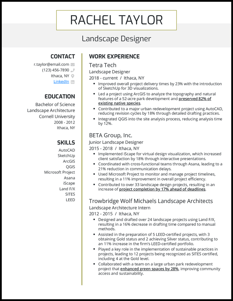 9 Landscape Worker Resume Examples [& Templates]