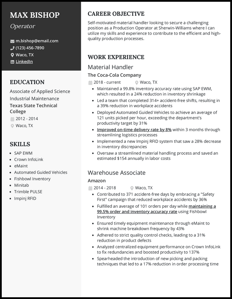 7-operator-resume-examples-that-worked-in-2025