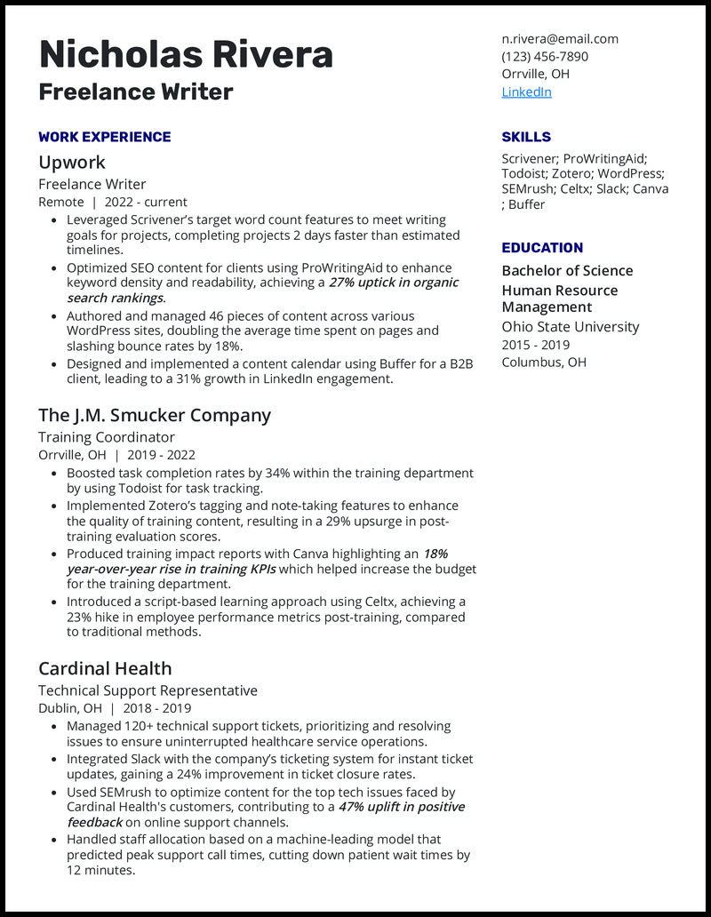 5 Returning to Workforce Resume - Returning To Workforce 4 Royal Blue Resume Example